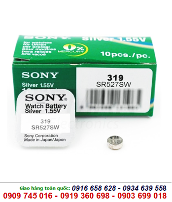 Pin Sony SR527SW-319 Silver Oxide 1.55V chính hãng Made in Japan